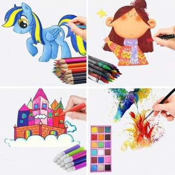 Estojo de Pintura Color Kids | 208 peças
